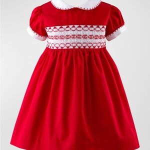 Rachel Riley Girls’ Smocked Festive Dress